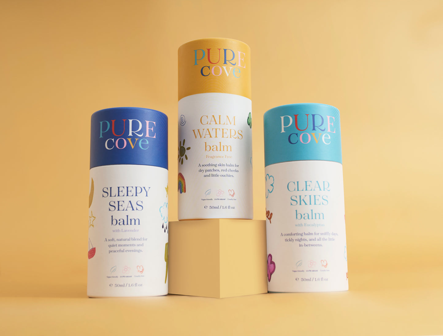 Baby Balm Trio Box - 100% Natural